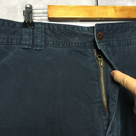 Polo Ralph Lauren Mens Cargo Shorts size 42 Dark Blue Cotton Pockets Casual - Picture 14 of 14